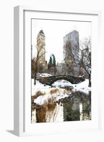 Sunday at Central Park-Philippe Hugonnard-Framed Giclee Print