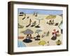 Sunday At The Beach-David Dimond-Framed Giclee Print