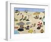 Sunday At The Beach-David Dimond-Framed Giclee Print