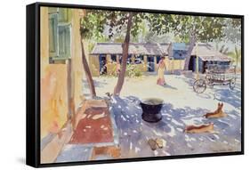 Sunday at the Boy's Home, 1991-Lucy Willis-Framed Stretched Canvas