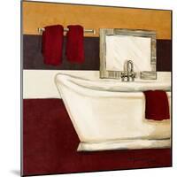 Sunday Bath in Red I-Hakimipour-ritter-Mounted Art Print