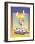 Sunday Bloody Sundae-David Chestnutt-Framed Giclee Print