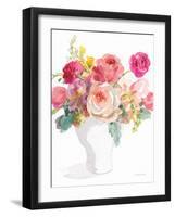 Sunday Bouquet II Neutral-Danhui Nai-Framed Art Print