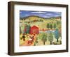 Sunday by the River-unknown Rodko-Framed Art Print