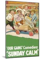 Sunday Calm - "Our Gang"-null-Mounted Art Print