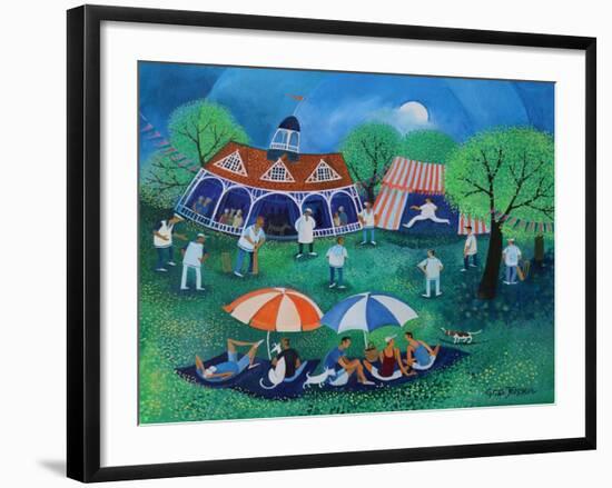 Sunday Cricket 2016-Lisa Graa Jensen-Framed Giclee Print