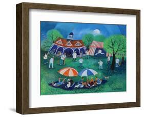 Sunday Cricket 2016-Lisa Graa Jensen-Framed Giclee Print