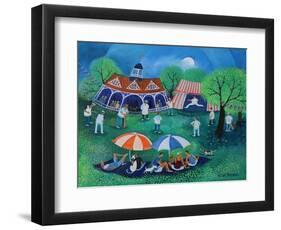 Sunday Cricket 2016-Lisa Graa Jensen-Framed Premium Giclee Print