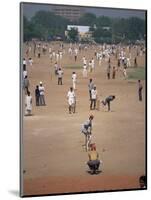 Sunday Cricket, New Delhi, India-David Lomax-Mounted Photographic Print