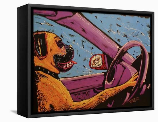 Sunday Driver-Rock Demarco-Framed Stretched Canvas