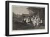 Sunday Evening in a Suabian Village-null-Framed Giclee Print