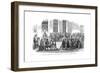 Sunday Evening Meeting in Haslar Hospital, 1858-J. Knight-Framed Giclee Print