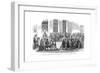 Sunday Evening Meeting in Haslar Hospital, 1858-J. Knight-Framed Giclee Print