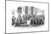 Sunday Evening Meeting in Haslar Hospital, 1858-J. Knight-Mounted Giclee Print