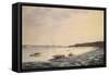 Sunday Evening, Upnor-Vic Trevett-Framed Stretched Canvas