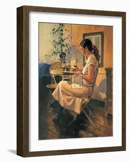 Sunday Girl-Raymond Leech-Framed Art Print