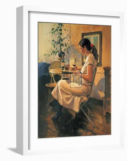 Sunday Girl-Raymond Leech-Framed Art Print