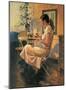 Sunday Girl-Raymond Leech-Mounted Art Print