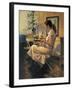 Sunday Girl.-Raymond Leech-Framed Giclee Print