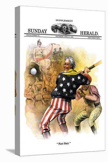 Sunday Herald Supplement: Play Ball-null-Stretched Canvas