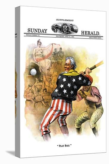 Sunday Herald Supplement: Play Ball-null-Stretched Canvas