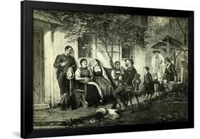 Sunday Hunters Austria 1891-null-Framed Giclee Print