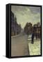 Sunday in London, 1872-Giuseppe De Nittis-Framed Stretched Canvas