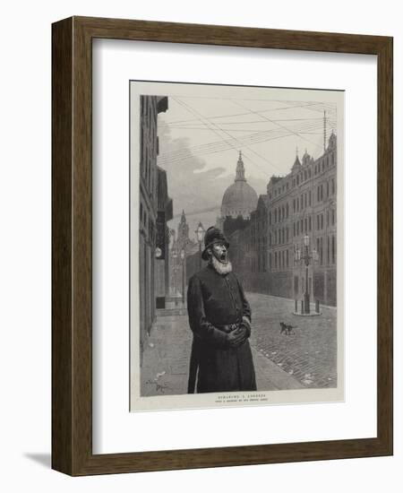 Sunday in London-Adrien Emmanuel Marie-Framed Giclee Print