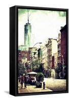 Sunday in Soho-Philippe Hugonnard-Framed Stretched Canvas