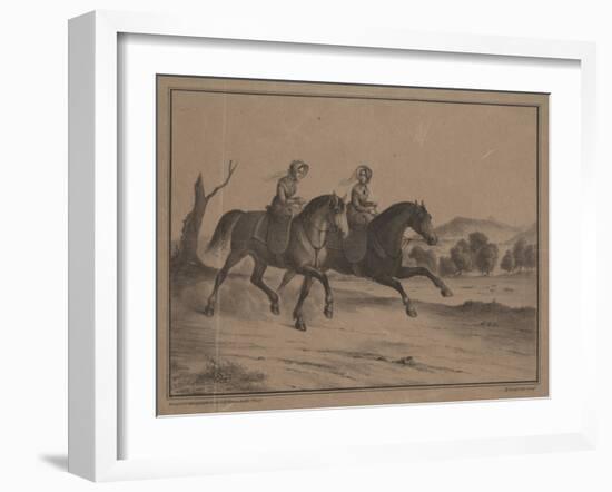 Sunday in the Country, 1850-Augustus Kollner-Framed Giclee Print