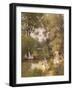 Sunday in the Park-Philippe Jacques Linder-Framed Giclee Print