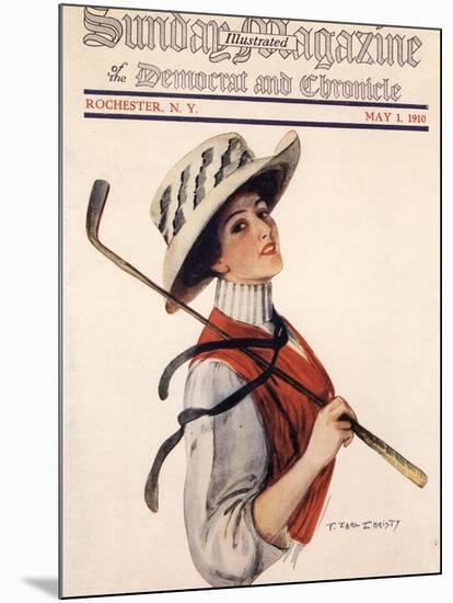 Sunday Magazine, Golf Womens Hats Portraits Magazine, USA, 1910-null-Mounted Giclee Print