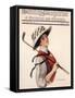 Sunday Magazine, Golf Womens Hats Portraits Magazine, USA, 1910-null-Framed Stretched Canvas