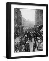 Sunday Market, Wentworth Street, East London, C1930S-null-Framed Giclee Print