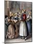 Sunday Mass, 1870, Germany-null-Mounted Giclee Print