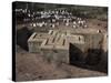 Sunday Mass Celebrated at the Rock-Hewn Church of Bet Giyorgis, in Lalibela, Ethiopia-Mcconnell Andrew-Stretched Canvas