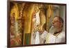 Sunday Mass in Haifa Melkite Cathedral celebrated by Bishop Elias Chacour, Haifa-Godong-Framed Photographic Print