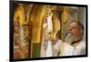 Sunday Mass in Haifa Melkite Cathedral celebrated by Bishop Elias Chacour, Haifa-Godong-Framed Photographic Print