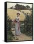 Sunday Morning, 1891-Edmund Blair Leighton-Framed Stretched Canvas