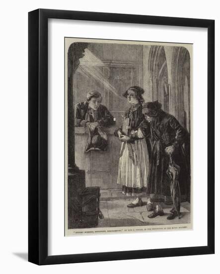 Sunday Morning, Betzingen, Knetensburg-Emily Mary Osborn-Framed Giclee Print