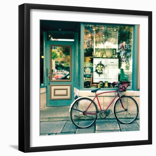 Sunday Morning Bike-Sue Schlabach-Framed Art Print