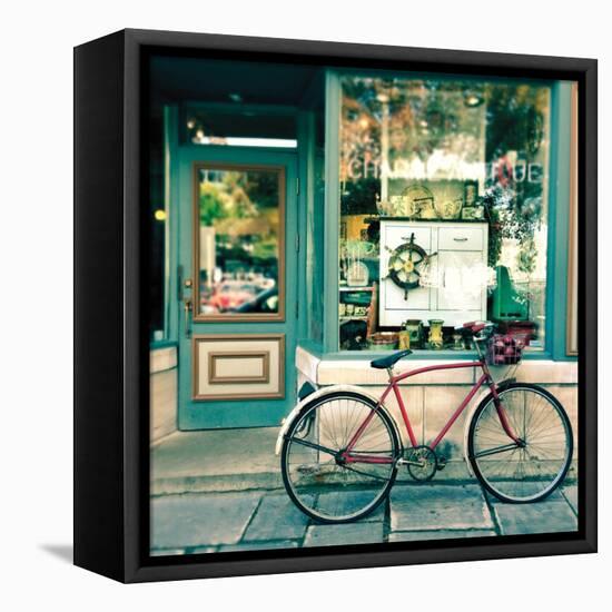 Sunday Morning Bike-Sue Schlabach-Framed Stretched Canvas