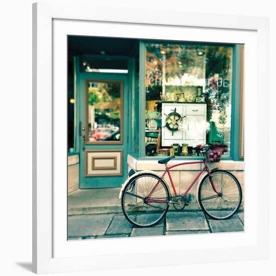 Sunday Morning Bike-Sue Schlabach-Framed Art Print