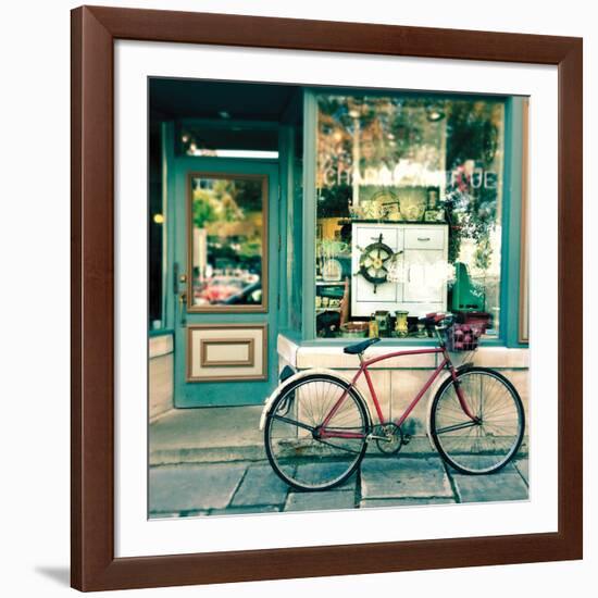 Sunday Morning Bike-Sue Schlabach-Framed Art Print