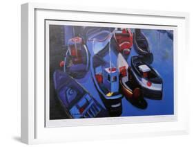 Sunday Morning Boats-Zora Buchanan-Framed Collectable Print