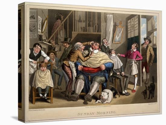 Sunday Morning, Eng. George Hunt, Pub. Thos. Mclean, London, 1827-Theodore Lane-Stretched Canvas