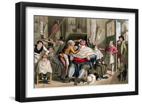 Sunday Morning Engraved by George Hunt-Theodore Lane-Framed Giclee Print