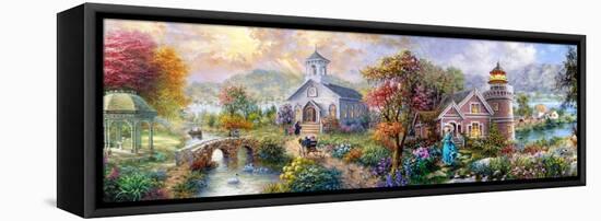 Sunday Morning in Spring-Nicky Boehme-Framed Stretched Canvas