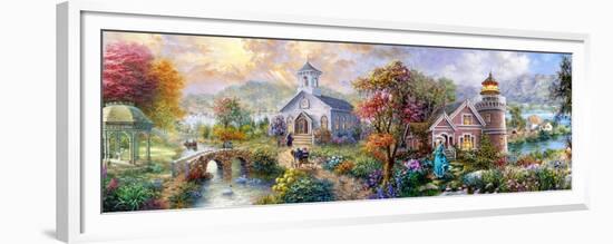 Sunday Morning in Spring-Nicky Boehme-Framed Giclee Print