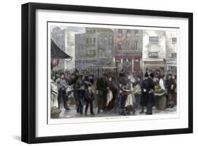 Sunday Morning in the New Cut, Lambeth, 1872-Smith-Framed Giclee Print